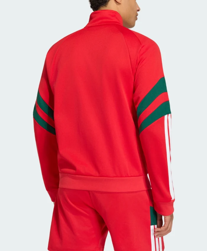 Adidas House of Tiro Nations Pack Track Jacket Red Back