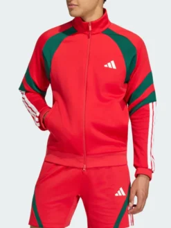 Adidas House of Tiro Nations Pack Track Jacket Red Front