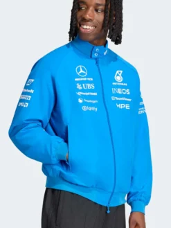 Adidas Mercedes-AMG 2026 Blue Wonder Team Harrington Jacket