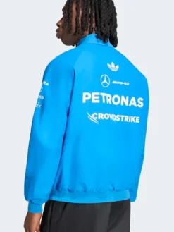 Adidas Mercedes-AMG 2026 Wonder Team Blue Harrington Jacket