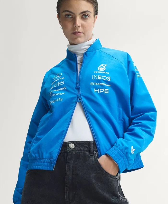 Adidas Mercedes-AMG F1 Team Blue Wonder Jacket