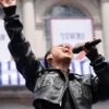 Alicia Keys 2026 Knicks Victory Parade Black Jacket