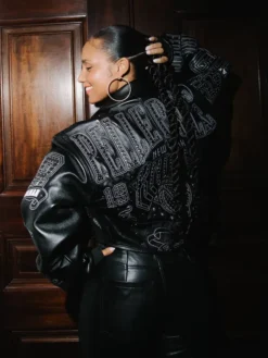 Alicia Keys Knicks 2026 Victory Parade Black Jacket