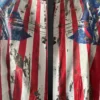 American Flag Under Armour x 424 Leather Jacket