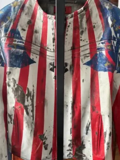 American Flag Under Armour x 424 Leather Jacket