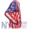 American Flag Under Armour x 424 Leather Jacket Right View