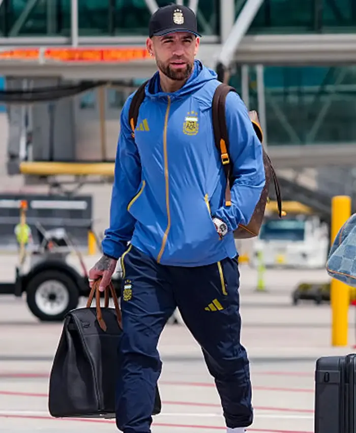 Argentina Adidas Windbreaker Tiro Travel Jacket