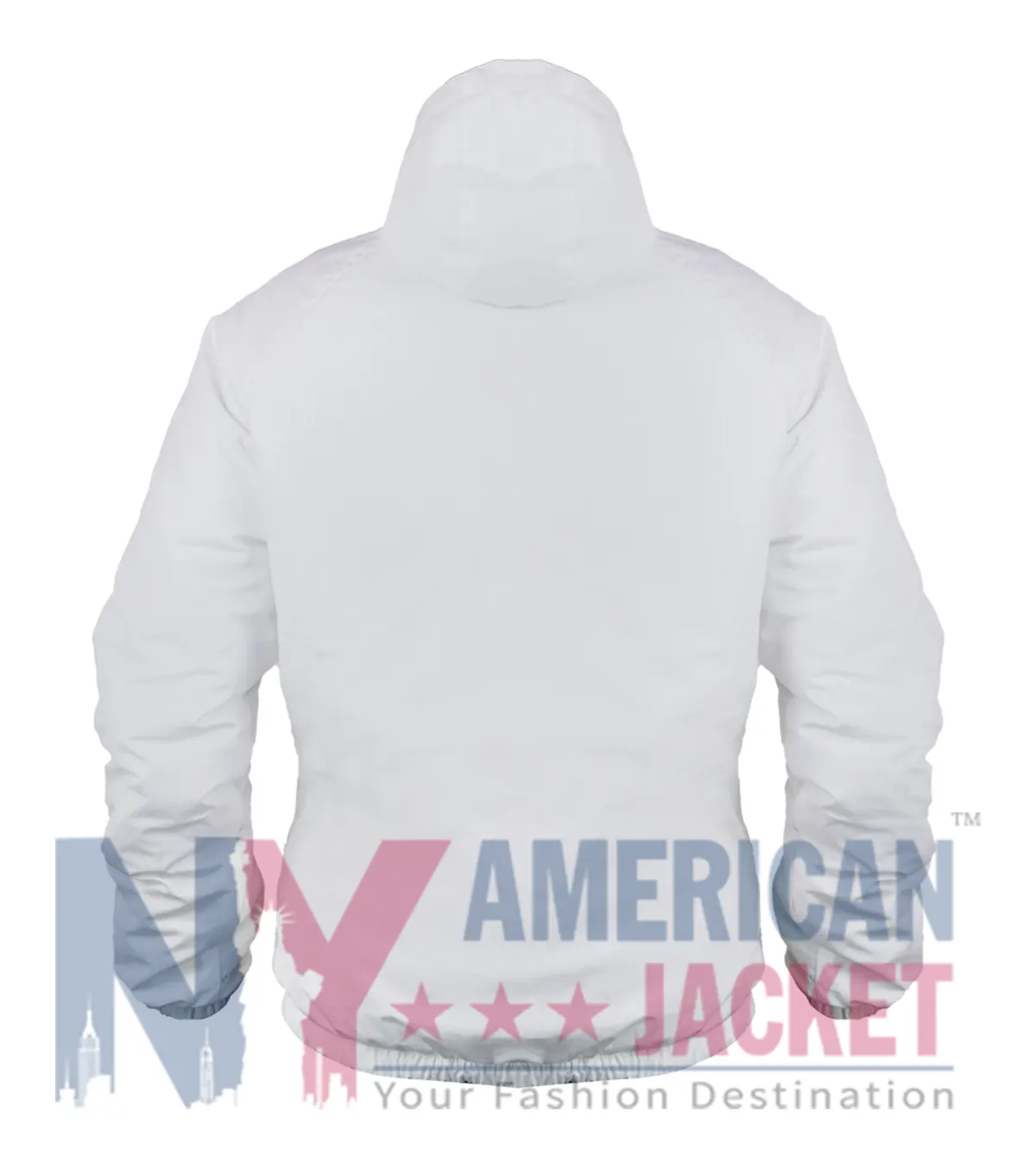 Back view of FIFA World Cup 2026 Nike France Anthem Ice Blue Polyester Jacket