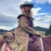 Beth Dutton Dutton Ranch S01 Brown Coat
