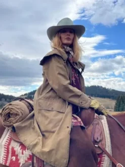Beth Dutton Dutton Ranch S01 Brown Coat