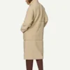 Beth Dutton Dutton Ranch White Longline Sherpa Coat