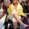 Big MAMA Latto IND vs ATL Yellow Leather Blazer