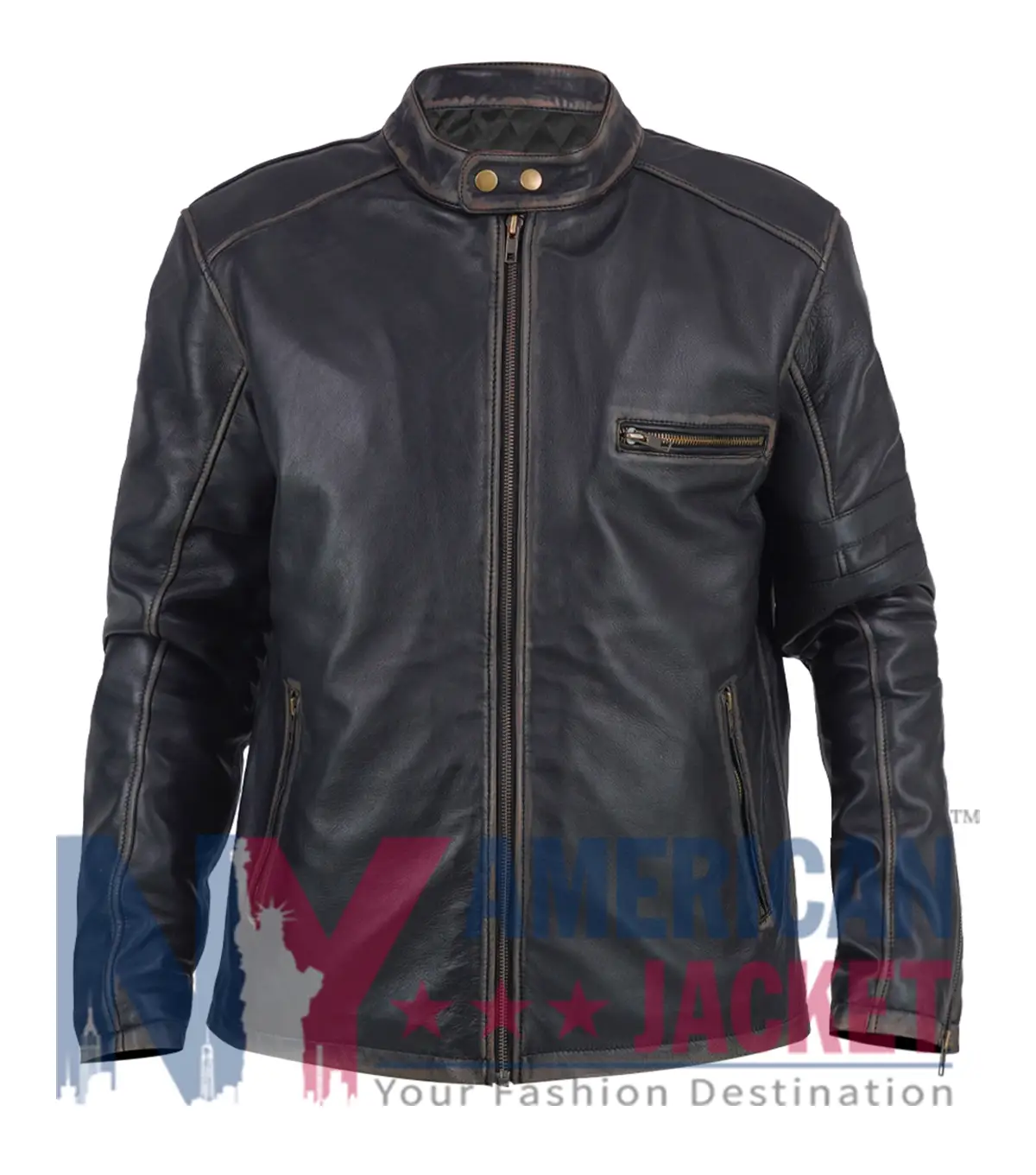 Blue Bloods Black Donnie Wahlberg Leather Jacket