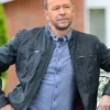 Blue Bloods Donnie Wahlberg Black Leather Jacket
