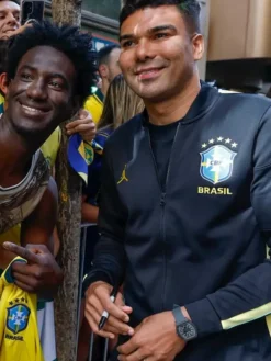 Brazil Nike x Jordan National Team Navy Jacket