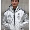 British-Racing-Driver-George-Russell-Streetwear-Silver-Jacket