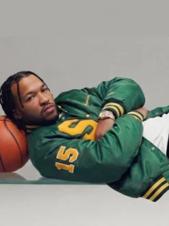 Brunson-Stocks Nike Asherhyde Green Varsity Jacket