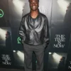 Bukayo Saka The Time Is Now Primer Black Leather Jacket Front