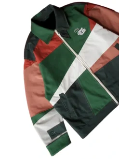 Buy Mauro Garfias x Lacoste Mexico Color Block Zip Up Jacket for Men and Women