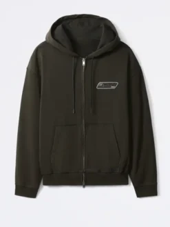 Calvin Klein Jungkook Zip-Up Black Hoodie