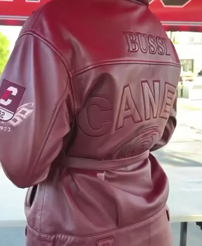 Carolina Hurricanes NHL Mary Raclawski Playoff Leather Jacket