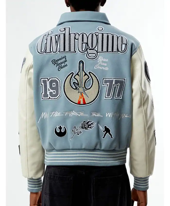 Civil x Star Wars Rebellion Letterman Varsity Jacket For Sale