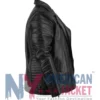Classic Quilted Biker Leather Jacket