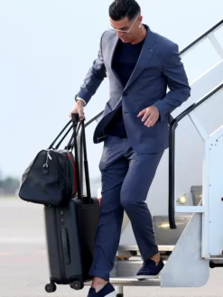 Cristiano Ronaldo FIFA World Cup 2026 Portugal Navy Blue Suit