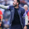 Davide Ancelott Navy & Beige Viet Track Jacket