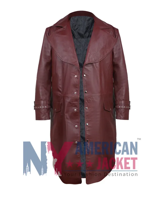 Descendants Wicked Wonderland Maddox Hatter Leather Coat For Sale