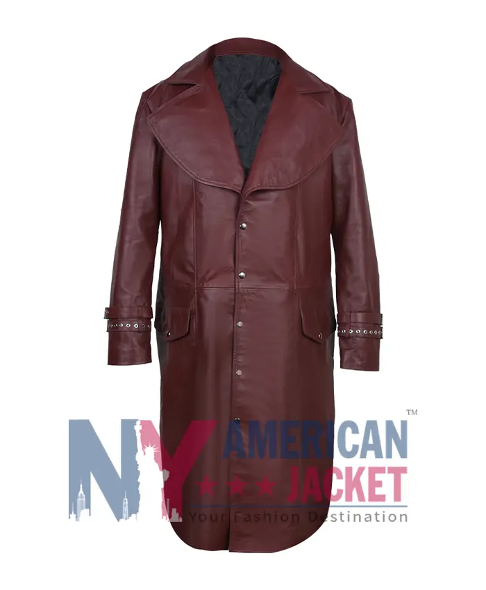 Descendants Wicked Wonderland Maddox Hatter Leather Long Coat