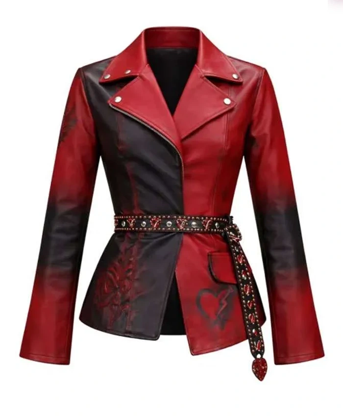 Descendants Wicked Wonderland Princess Leather Red Blazer