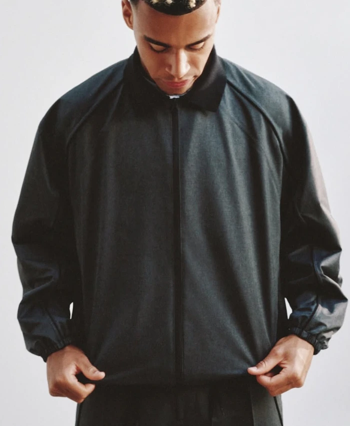 Désiré Doué Nike Atelier Leather Black Jacket