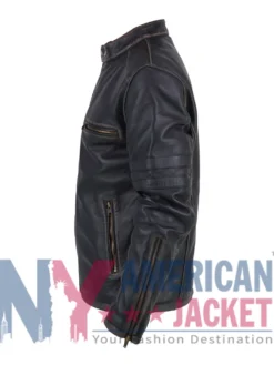 Donnie Wahlberg Blue Bloods Black Leather Jacket