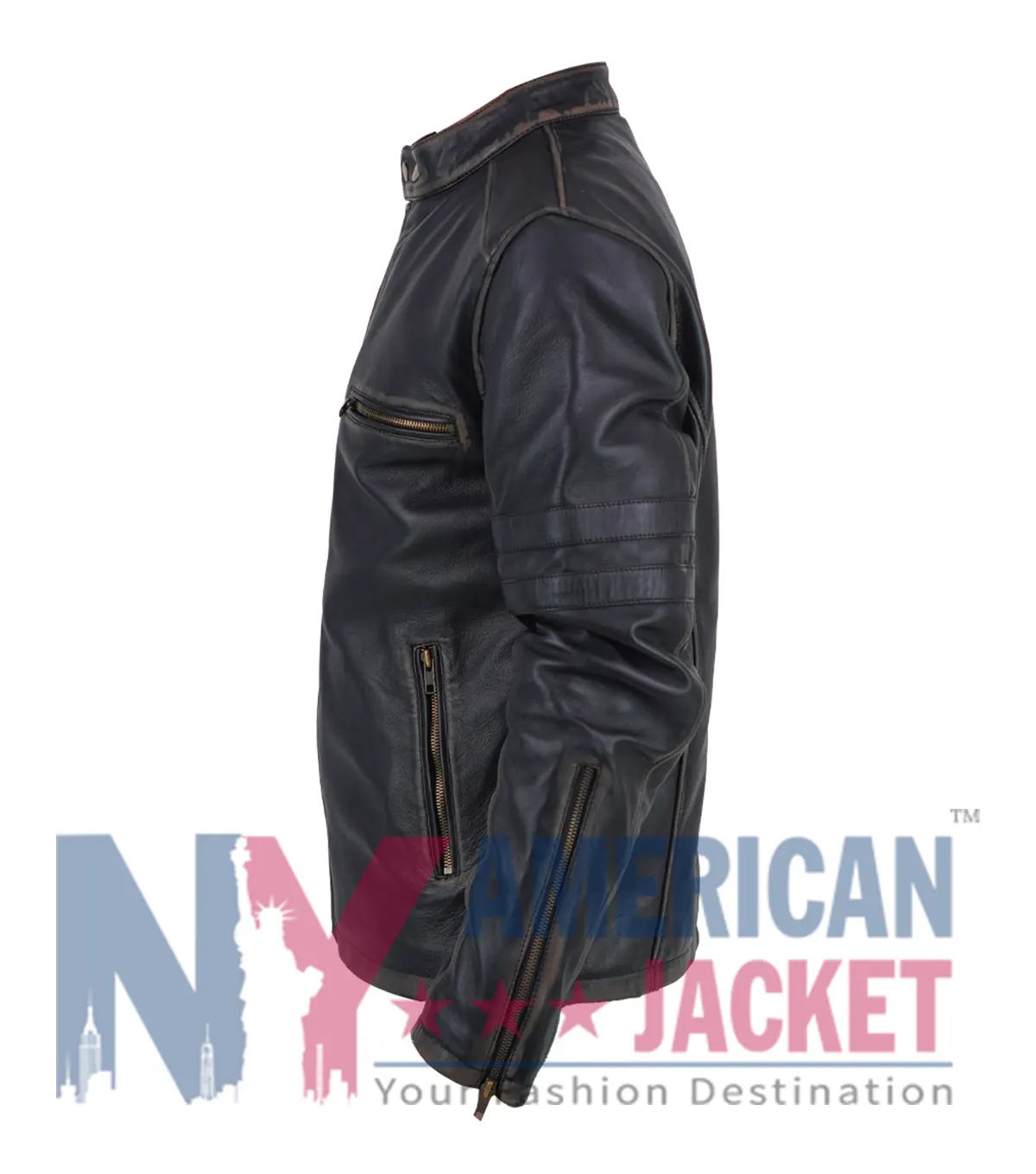 Donnie Wahlberg Blue Bloods Black Leather Jacket