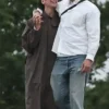 Dua Lipa London 2026 Olive Trench Coat