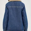 Dutton Ranch 2026 Natalie Alyn Lind Denim Sherpa Jacket