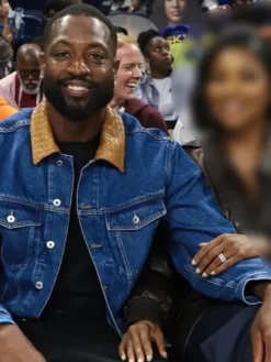 Dwyane Wade WNBA Blue Denim Jacket