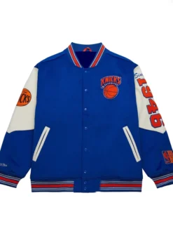 Egypt Dean 2026 Knicks Victory Parade Varsity Jacket