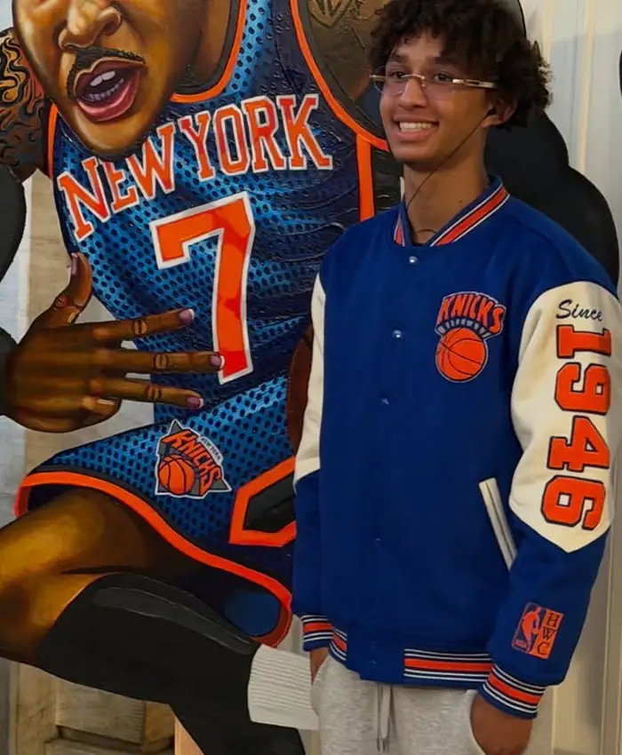Egypt Dean Knicks Victory 2026 Parade Varsity Jacket