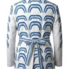 Samuel Arnold Print Belted Suit Set