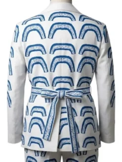 Samuel Arnold Print Belted Suit Set