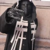 EsDeeKid Rick Owens SS27 Hooded Black Coat