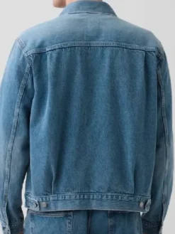 Euphoria S03 Zendaya Coleman Blue Denim Jacket Back