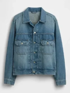 Euphoria S03 Zendaya Coleman Blue Denim Jacket Front
