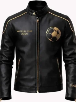 FIFA 2026 World Cup Black Leather Jacket