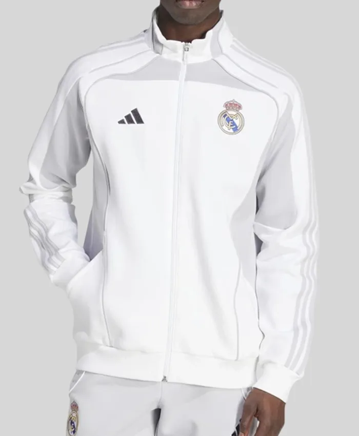 FIFA World Cup 2026 Adidas Real Madrid White Track Jacket