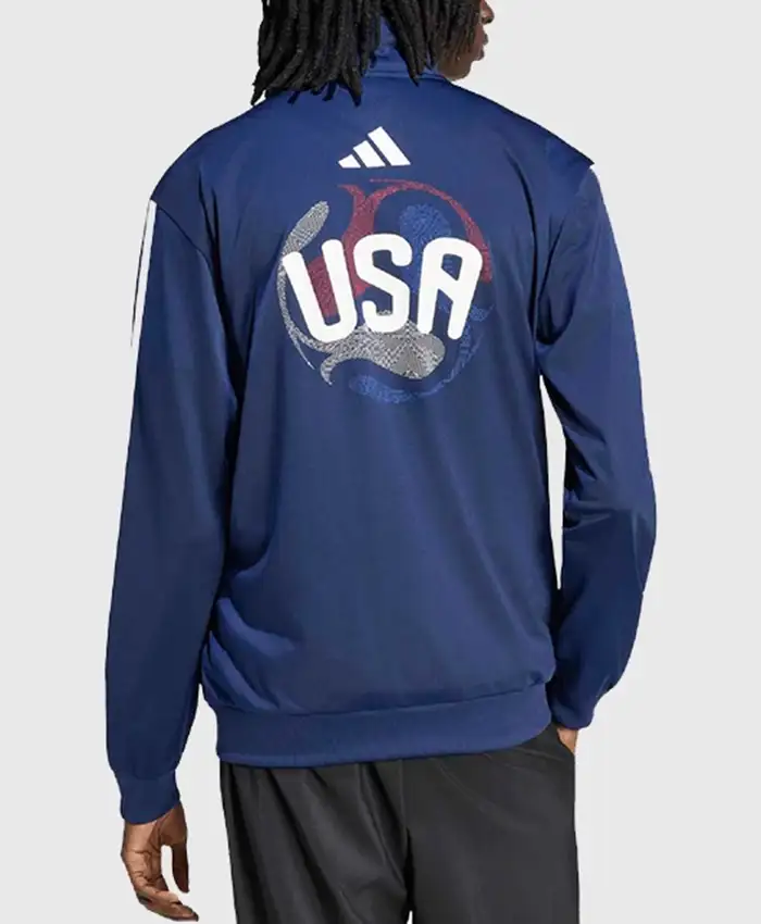 FIFA World Cup 2026 USA Navy Track Jacket Back