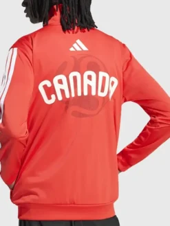 FIFA World Cup Canada Red Track Jacket Back
