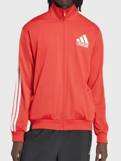 FIFA World Cup Canada Red Track Jacket Front